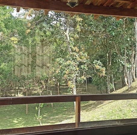 Deluxe-Chalet, Veranda, Bergblick | 1 Schlafzimmer, hochwertige Bettwaren, kostenloses WLAN, Bettwäsche