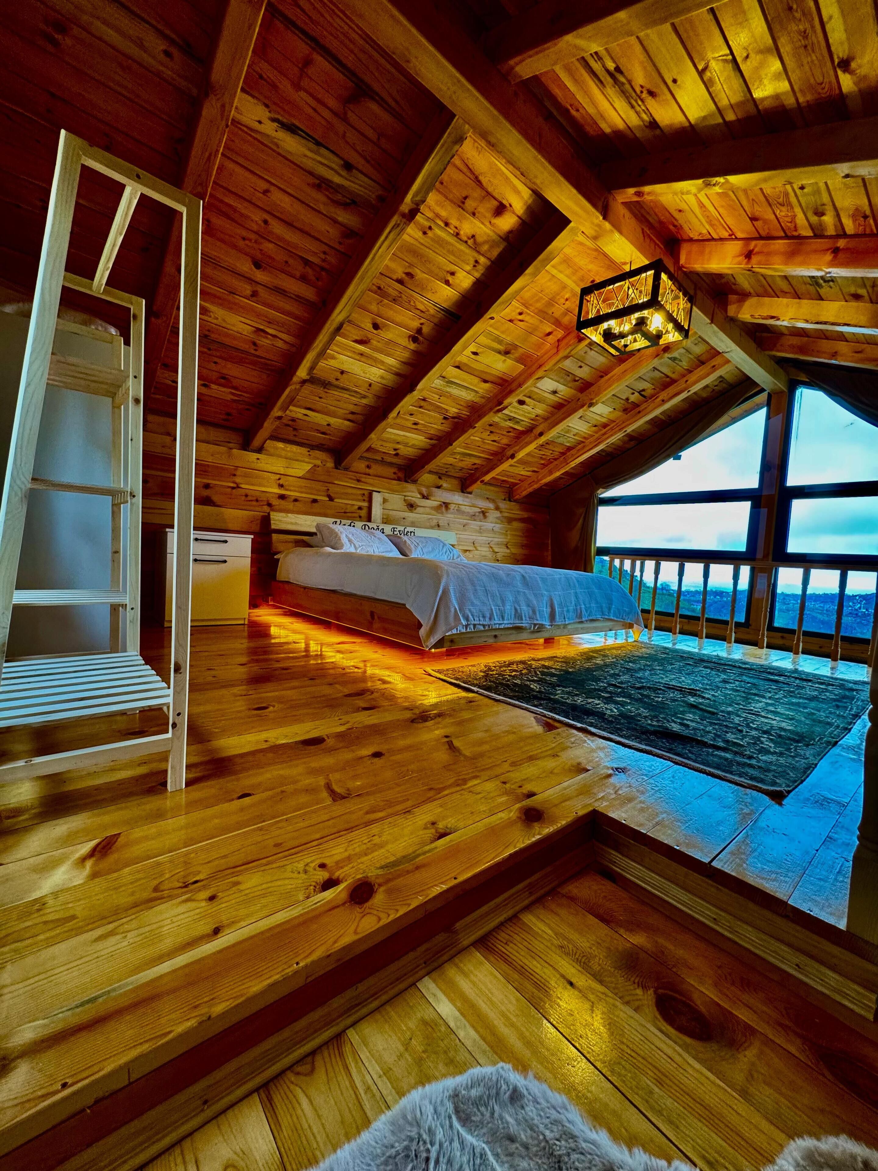 Classic-Bungalow, Bergblick | 2 Schlafzimmer, Schreibtisch, laptopgeeigneter Arbeitsplatz