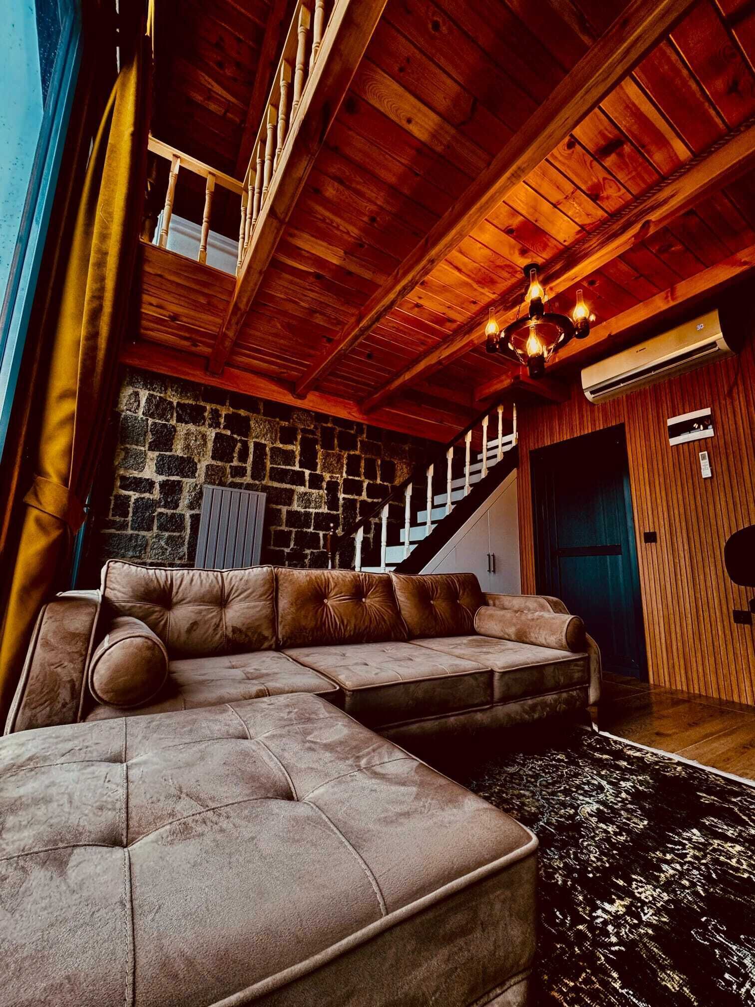 Classic-Bungalow, Bergblick | Wohnbereich