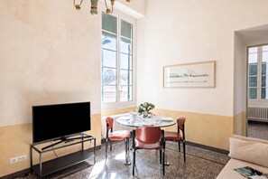 Family Apartment, 3 Bedrooms, Microwave (Precious Apartment Genova Historic) | Dining - Precious Apartment Genova Historic Center (Genoa)