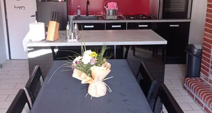 Maison nichée en pleine campagne