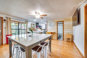 House (2 Bedrooms) | Interior - Walk to Water: Lake O' the Pines Cabin (Ore City)