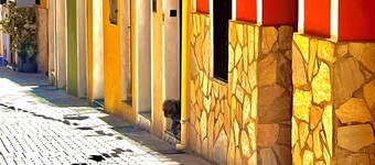 Beautiful house in Villajoyosa with sea views in the colorful hanging houses