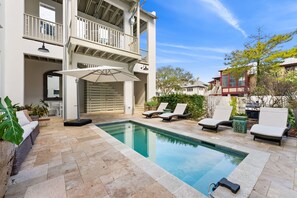 Pool - TreeTop Cottage- Private Pool, Bikes, Steps to the Beach and Town Center. (Rosemary Beach)