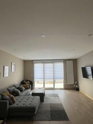 Comfort Apartment, Patio, Garden View | Living area | TV - AppartHôtel Elite Forbach Centre (Forbach)