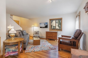 Fireplace - 4 Bedroom Remodeled Home with Fenced in Backyard and Garage: Long Term Rental (Gypsum)
