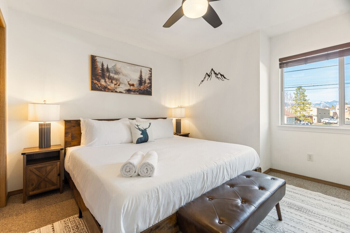 2 habitaciones, cuna de viaje, wifi gratis y ropa de cama 