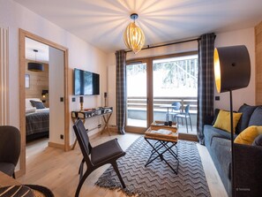 Apartment | Living room - Apartment With ski Access in Northern Alps (Aime-la-Plagne)
