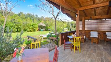 Family Chalet, 1 Bedroom, Microwave, Mountainside (Piccola Fattoria) | Terrace/patio