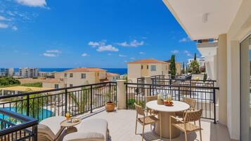 Superior Suite, Sea View | Balcony view