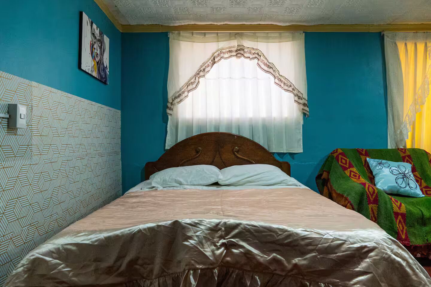 1 habitación y ropa de cama 
