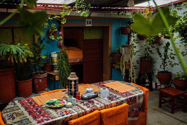 Outdoor dining - House "Munay Wasi" including breakfast 4 (Checacupe)