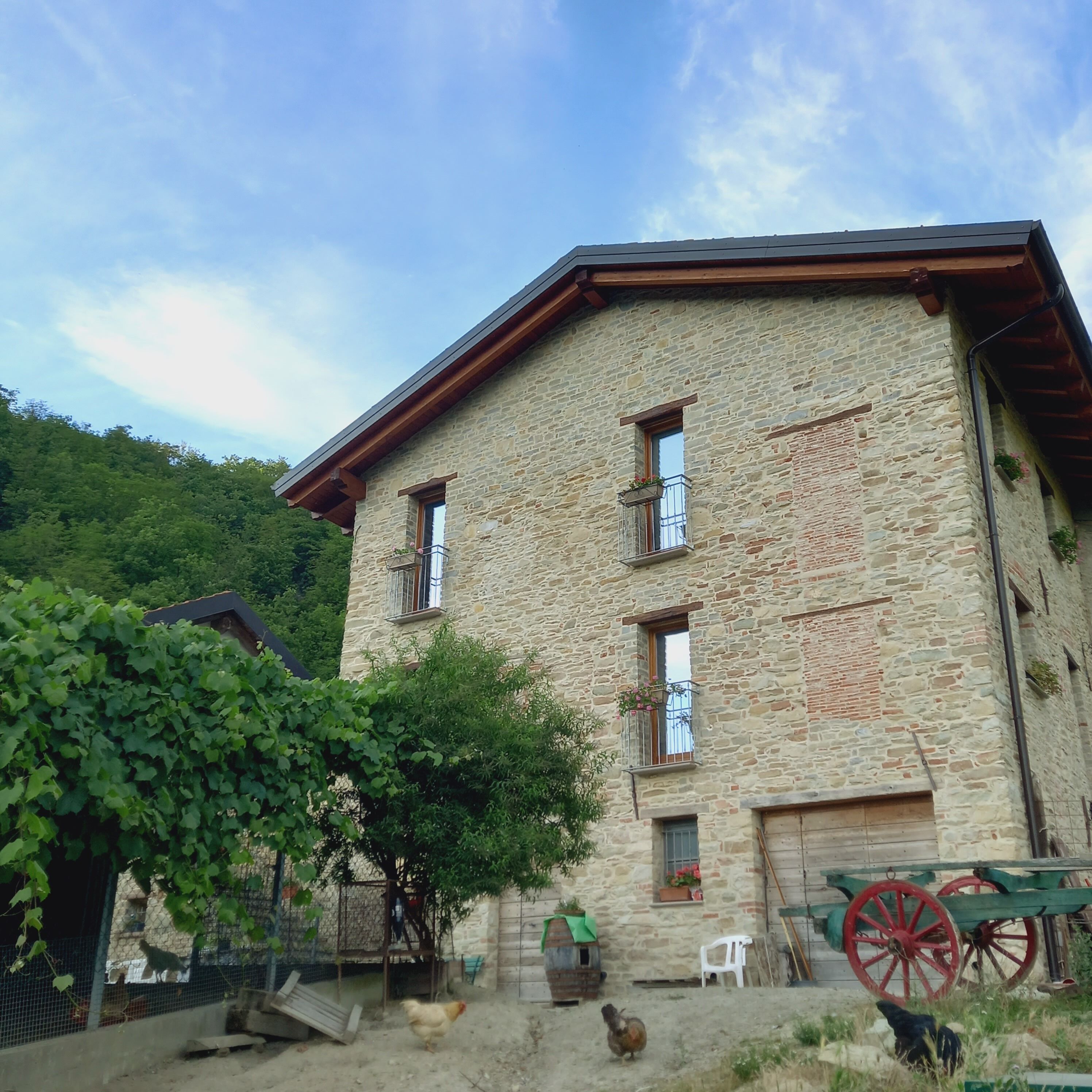 Fassade der Unterkunft