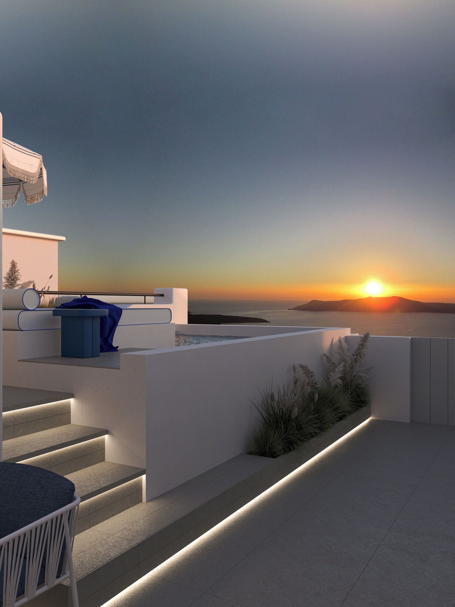 Superior Suite, Sea View | Terrace/patio
