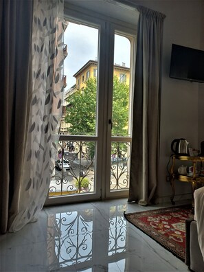 Rom – deluxe, ikke-røyk, privat bad | Byutsikt fra overnattingsstedet