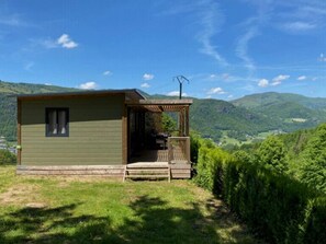 Exterior - ZEcamping 4* animé piscine couverte chalet TV 30m2 5 pers (Vic-sur-Cère)