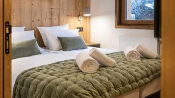 Apartamento | 2 quartos, roupa de cama