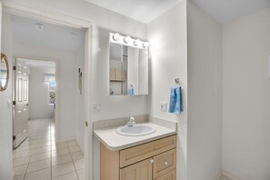 Hair dryer, towels