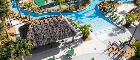 Una piscina riscaldata