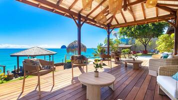 Luxury Villa, Private Pool, Sea View | Terrace/patio