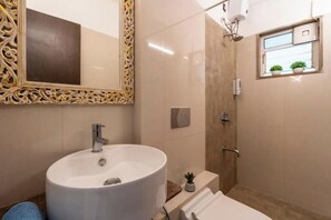 Dusch, hårtork och tvål