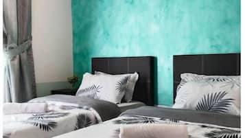 1 bedroom, iron/ironing board, free WiFi, bed sheets