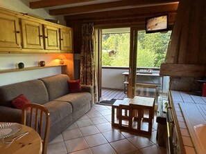 Fernseher, Kamin