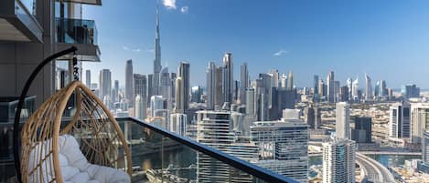 Superior-Apartment, 3 Schlafzimmer, Stadtblick | Balkon