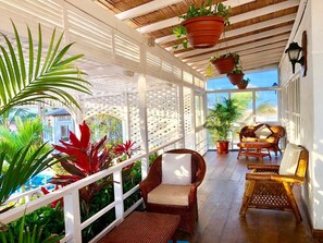 Terrace/patio - Beautiful Oceanfront Home in Zorritos - Just 2 Hours from Tumbes Airport (tumbes)