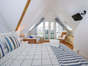 2 habitaciones, decoración personalizada y muebles diferentes 