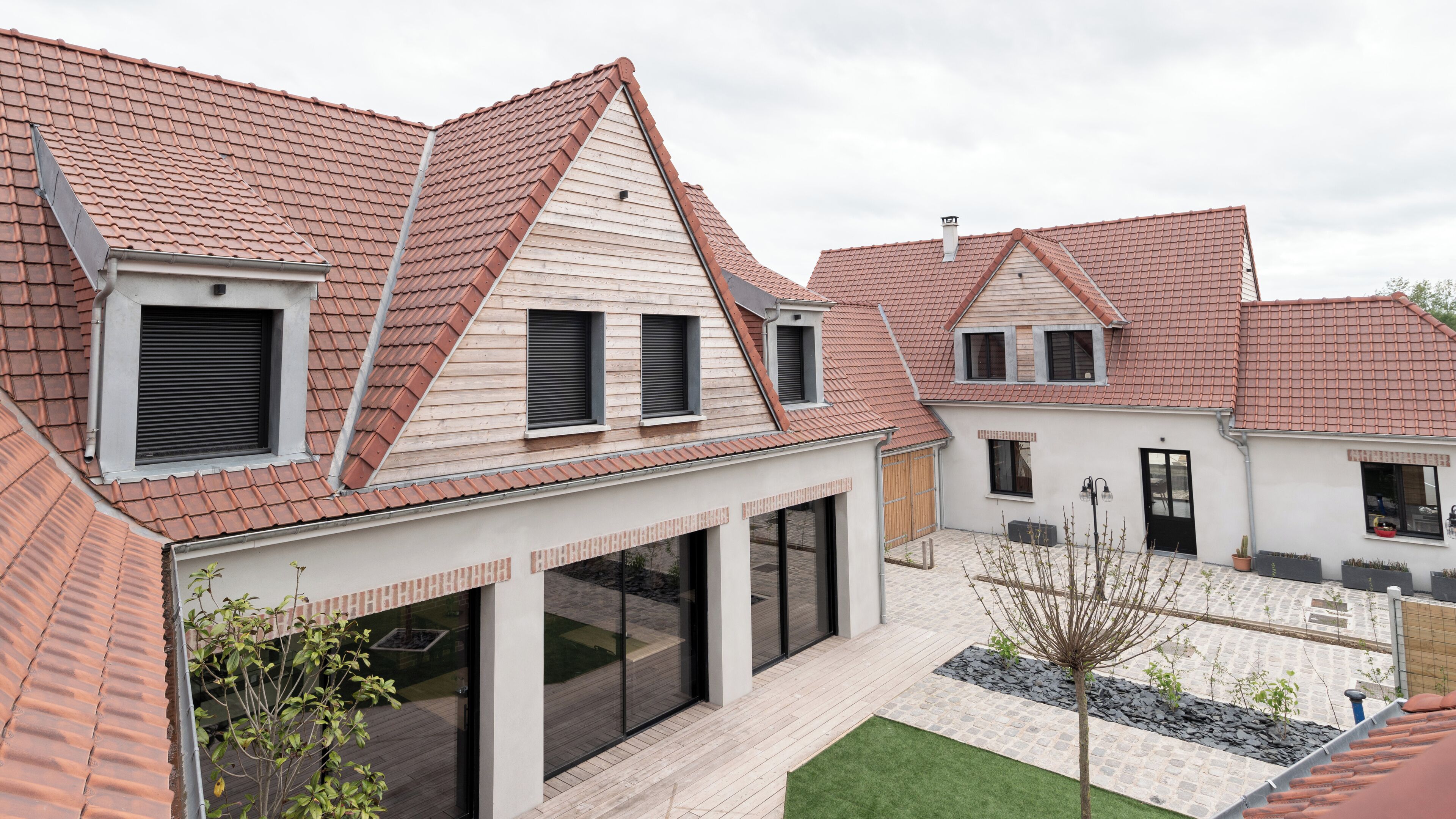 Maison Confort, vue jardin (L'origine) | Terrasse/Patio
