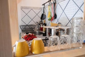 Apartment, 1 Bedroom, Balcony | Private kitchen - Casa Duci - Historic Center (Palermo)