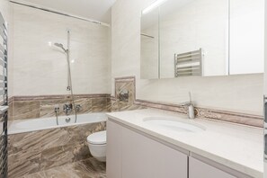Hair dryer, towels