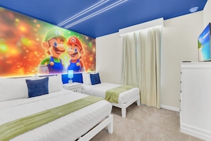 5 habitaciones, tabla de planchar con plancha, wifi y ropa de cama 