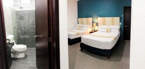 Classic Quadruple Room | Free WiFi - Nueve Agaves Hotel (Tequila)