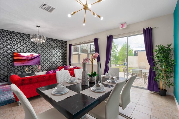 House, 4 Bedrooms, Patio, Lake View | Dining room - Super Fun (Kissimmee)