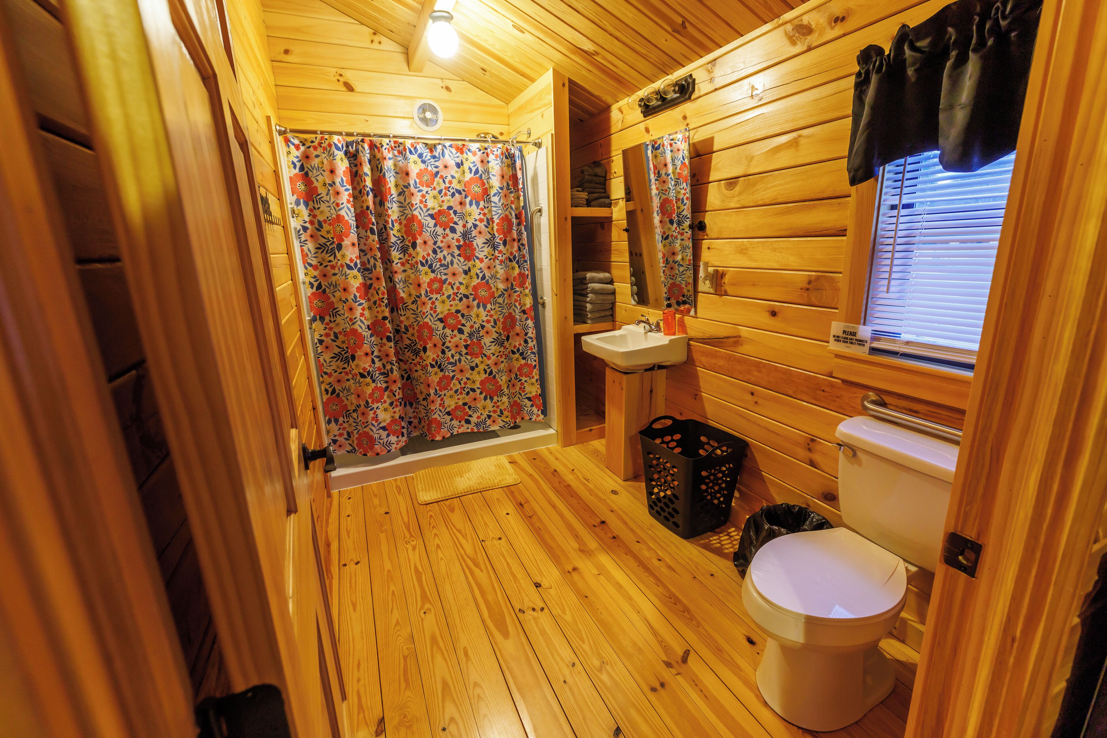 Shower, towels