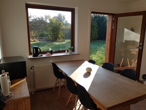 Comfort Apartment | Private kitchenette | Coffee/tea maker, electric kettle, toaster, highchair