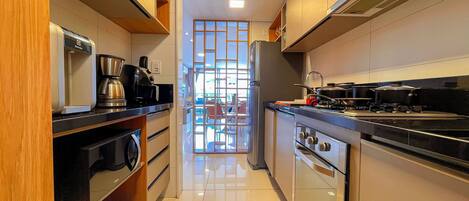 Departamento básico | Cocina privada | Tetera eléctrica