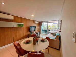 Basic Apartment | Living area | Flat-screen TV