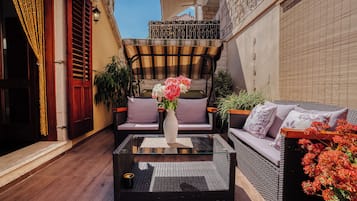 Comfort Apartment, City View | Terrace/patio