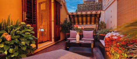 Comfort Apartment, City View | Terrace/patio