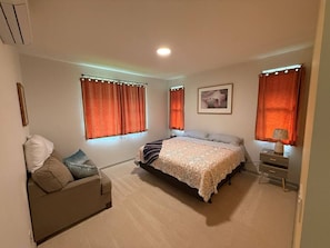 3 bedrooms, iron/ironing board, travel cot, WiFi