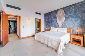 Apartment, 2 Bedrooms, Private Pool, Beachfront | In-room safe, laptop workspace, blackout drapes, iron/ironing board