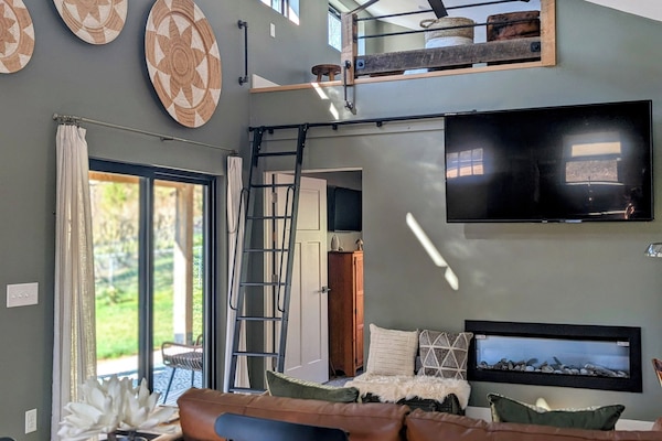 TV connectée, cheminée