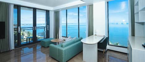Chambre Exécutive, en front de plage