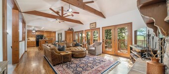 Cabin on 160 Acres - Stocked Ponds, Firepit, Trails - Just 30 minutes from Tulsa