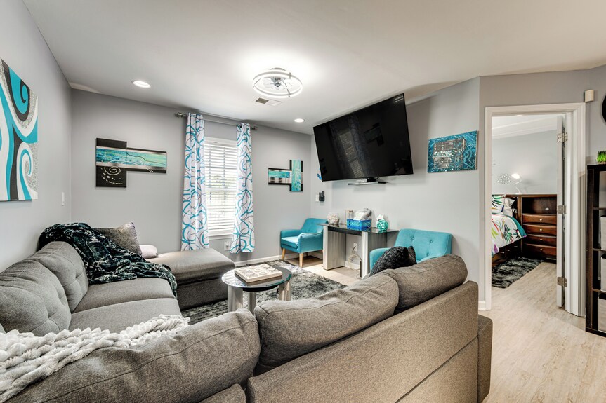 Near Speedway & Shops: Concord Apt W/ Shared Yard! - Concord, NC
