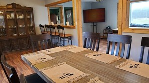 Ferienhaus, eigenes Bad, Bergblick (Hale Eddy) | Restaurant