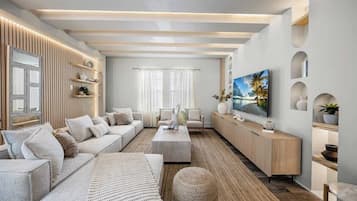 Design House, Multiple Beds, Balcony, Beachside | Living room